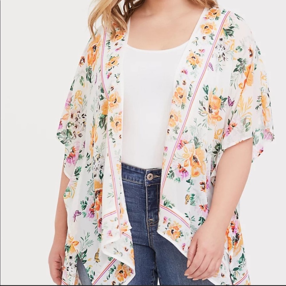 Torrid Floral Kimono 1X/2X